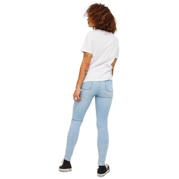 Jack & Jones Korkeavyötäröiset Farkut Vienna Skinny Fit Cse1006 Sininen L / 34 Nainen
