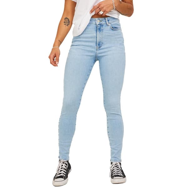 Jack & Jones Jeans Med Høj Talje Vienna Skinny Fit Cse1006 Blå L / 34 Kvinde
