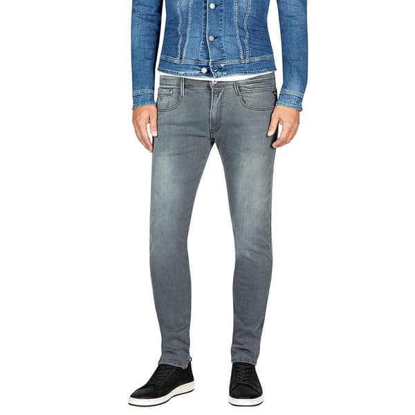 Replay Jeans M914 Anbass Grå 33 / 34 Man