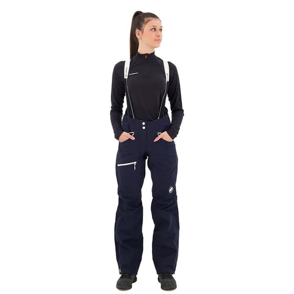 Mammut Byxor Eisfeld Guide Softshell Blå 40 / Short Kvinna