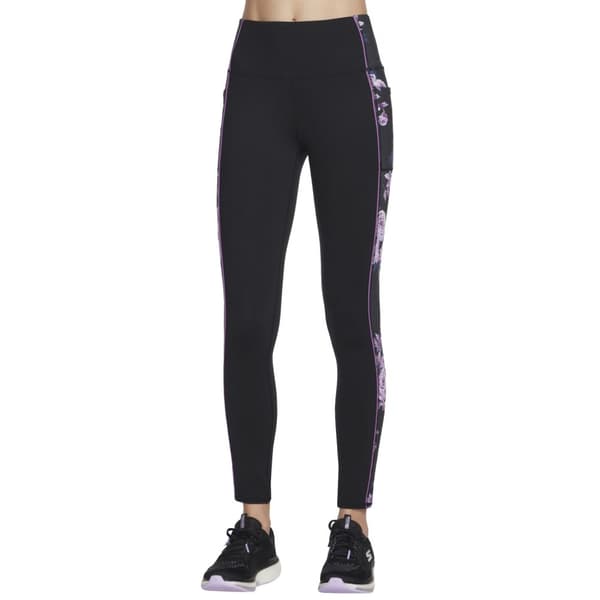 Skechers GO Stretch Winter Bloom Legging LG5-BLVP, Kvinna, Leggings, Svart