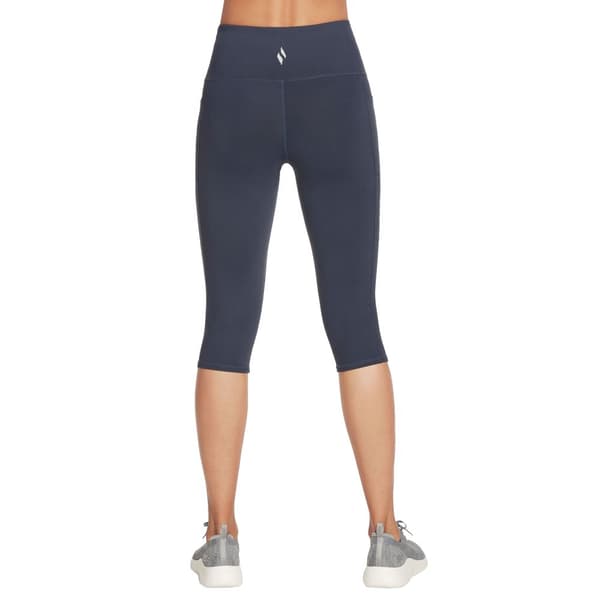 Skechers Go Walk High Waisted Capri Leggins W2CP2-NVY, Kvinna,  Leggings, Marinblå