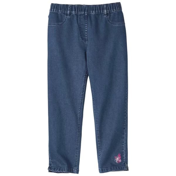Atlas for Women Womens/Ladies Embroidered Cropped Jeggings
