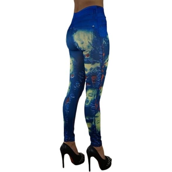 Marilyn Monroe Leggings Blå