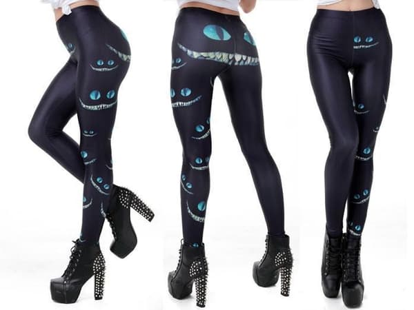 Mönstrade Leggings med tryck