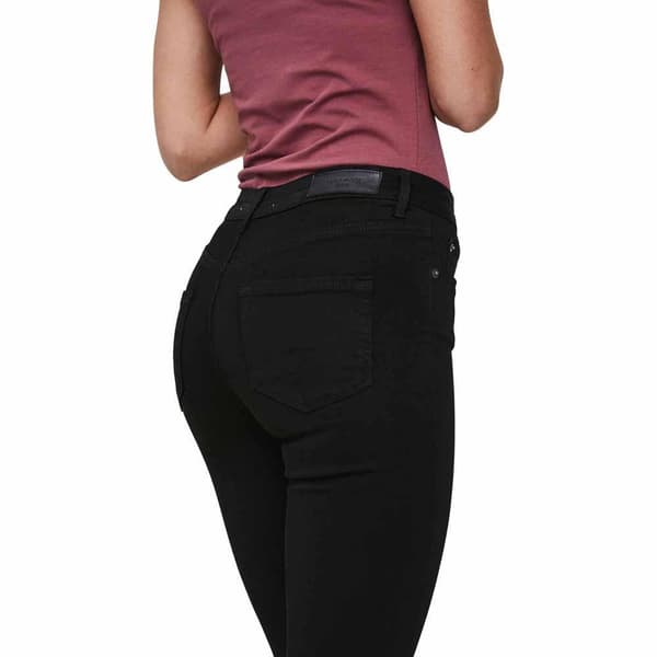 Vero Moda Lux Normaali Vyötärö Housut Super Slim Musta S / 34 Nainen