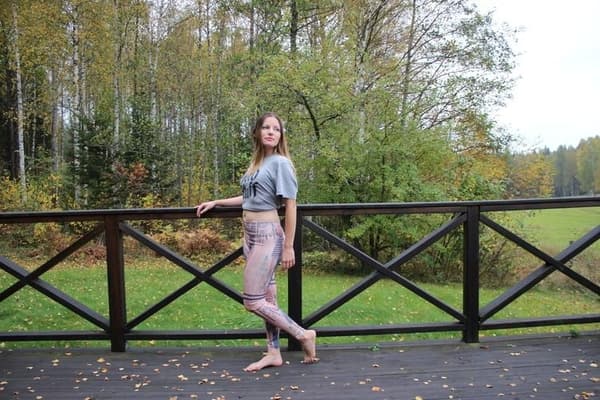 Mönstrade Leggings