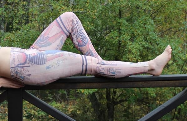 Mönstrade Leggings