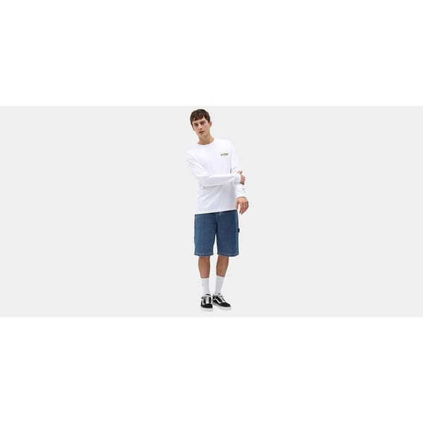 Dickies Denim Shorts Garyville Blå 34 Mand