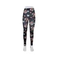 Miniatyrbild 1 av 4: Svarta Leggings med Blommor