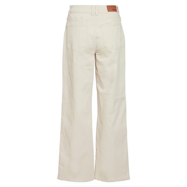 Object Jeans Med Mid Midja Marina Twill Vit XS Kvinna