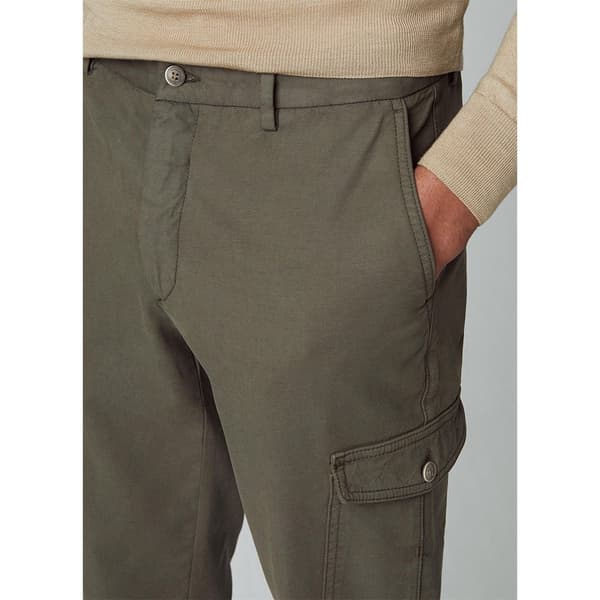 Hackett Cargo Bukser Hm212490 Stretch Fit Grøn 32 / 36 Mand