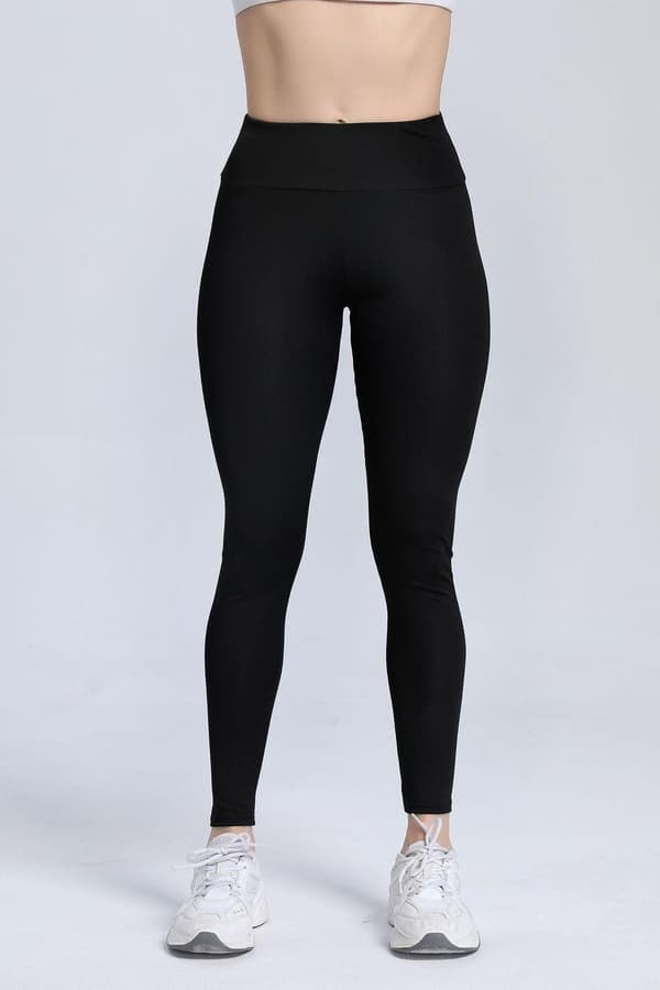 Svarta Leggings med Fickor