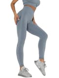 Miniatyrbild 3 av 9: Blåa Seamless Tights Leggings