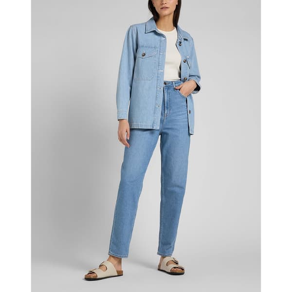 Lee Jeans Stella A Tapered Blå 30 / 31 Kvinna