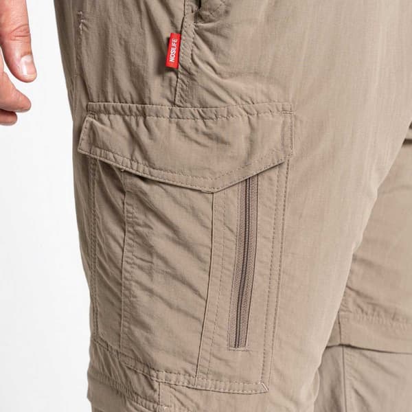 Craghoppers Housut Nosilife Conv Beige 30 / Long Mies