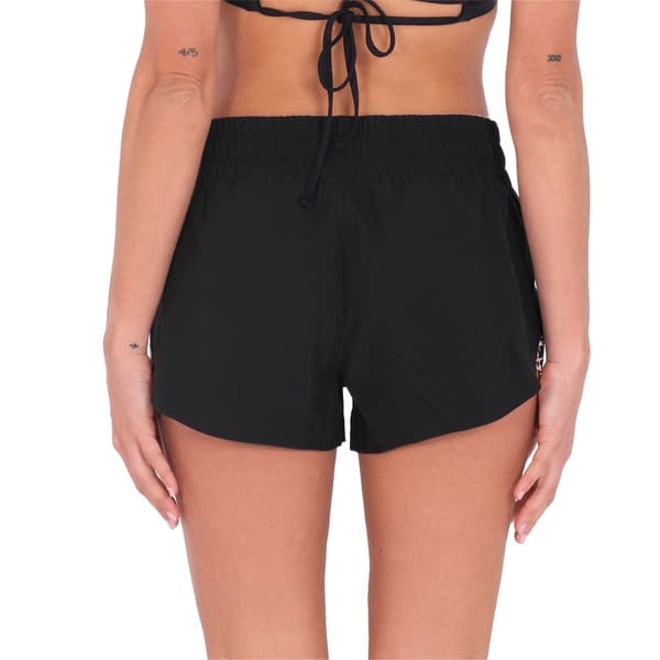 Hurley Sweat Shorts Side Inset Svart S Kvinna