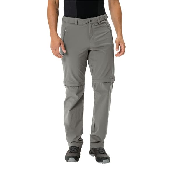 Vaude Housut Farley Stretch T-zip Iii Harmaa 50 / Regular Mies