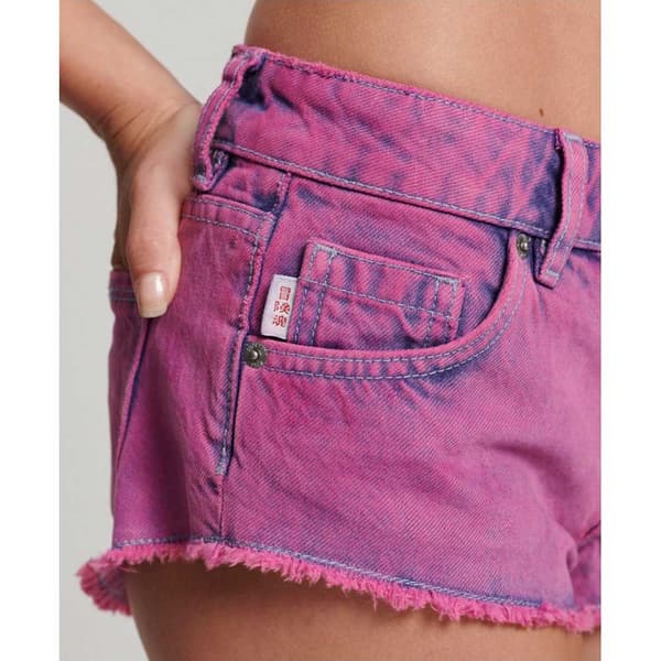 Superdry Shortsit Vintage Washed Hot Pinkki 30 Nainen
