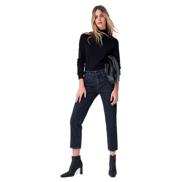 Salsa Jeans 126113-000 Cropped True Slim Cropped True Slim Farkut Musta 29 / 28 Nainen