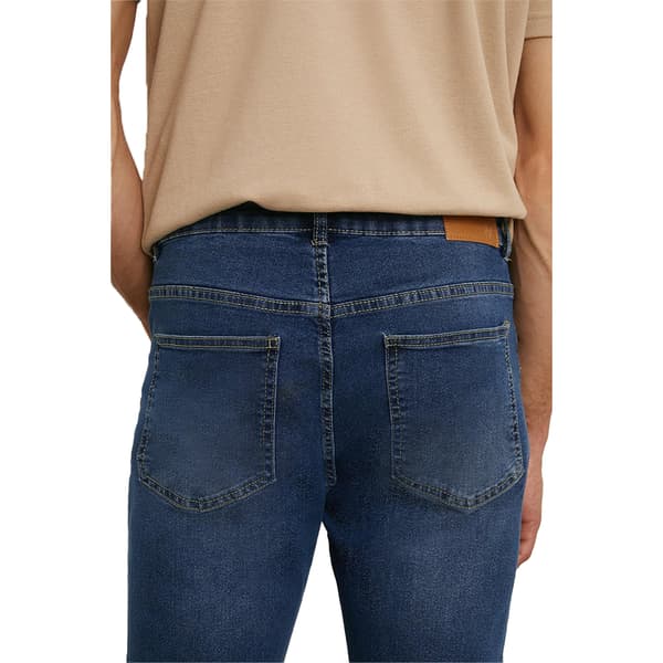 Burton Mens Mid Wash Skinny Jeans