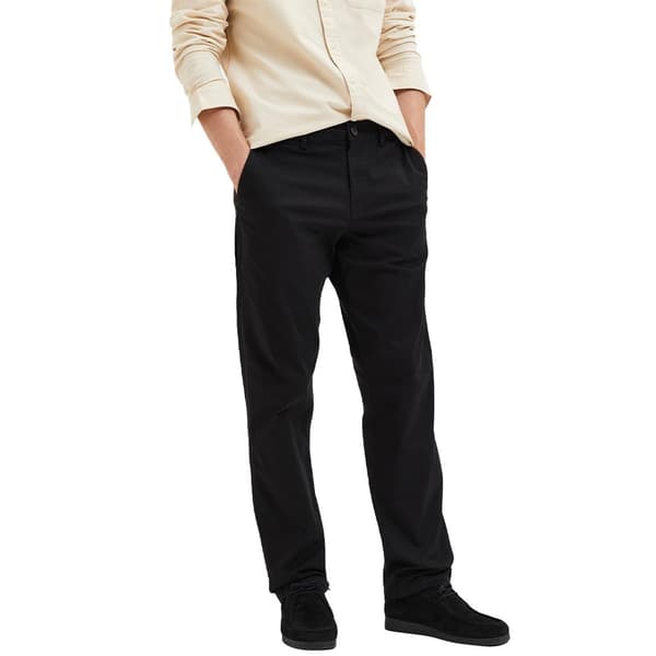 Selected Chino Byxor New Miles Straight Fit Svart 36 / 32 Man