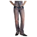 Miniatyrbild 1 av 7: G-star Chino Byxor D23303-c052 Regular Straight Flare Fit Lila 29 Kvinna