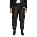 Miniatyrbillede 1 af 10: Urban Classics Cargobukser Med Mellemtalje Faux Leather Sort M Kvinde