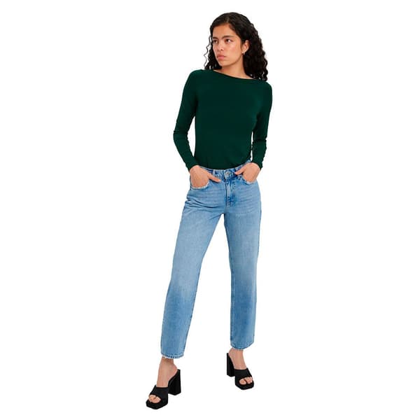 Vero Moda Jeans Med Mellemtalje Sky Loose Fit Blå 29 / 32 Kvinde