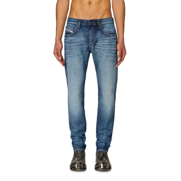 Diesel Jeans A03558-0dqae 2019 Strukt Blå 33 / 32 Mand
