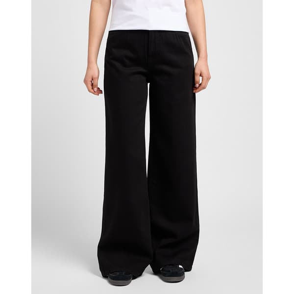 Lee Jeans Med Høj Talje Stella A Line Flare Fit Sort 32 / 31 Kvinde