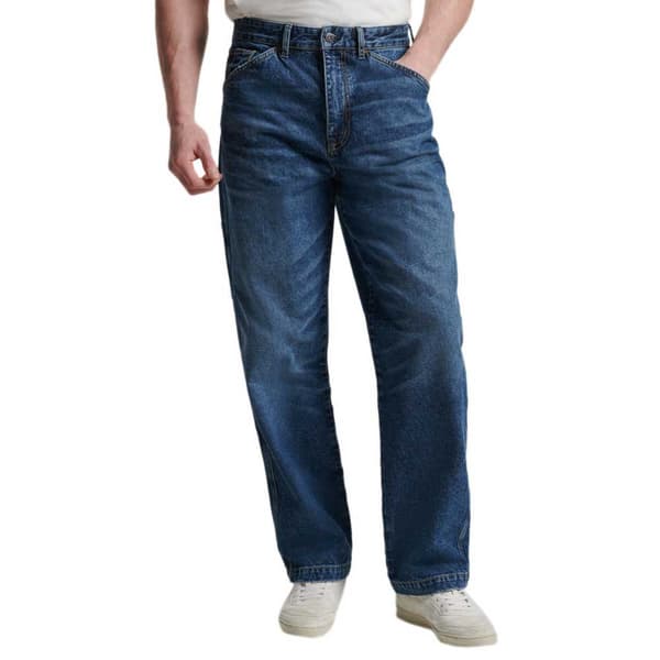 Superdry Jeans Vintage Carpenter Blå 36 / 34 Man