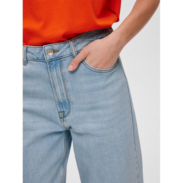 Selected Alice-jeans Med Høj Talje N Wide Fit Blå 25 / 32 Kvinde