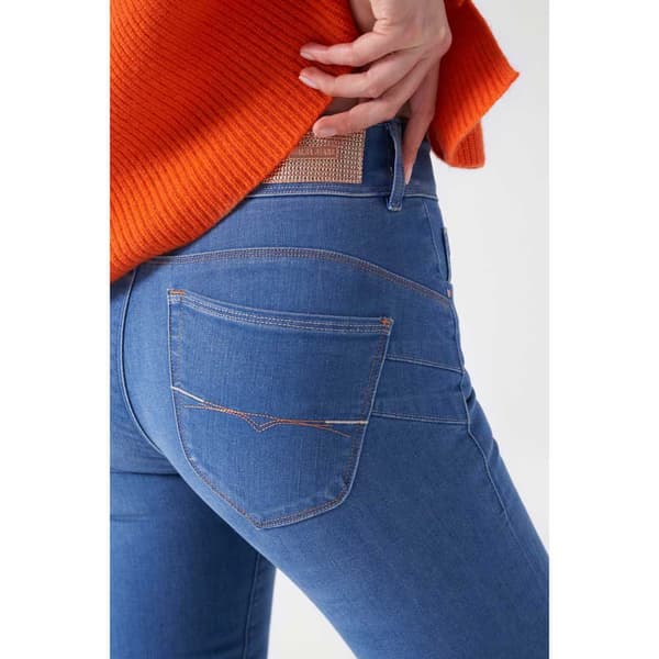 Salsa Jeans Farkut Secret Slim Fit Sininen 31 / 32 Nainen