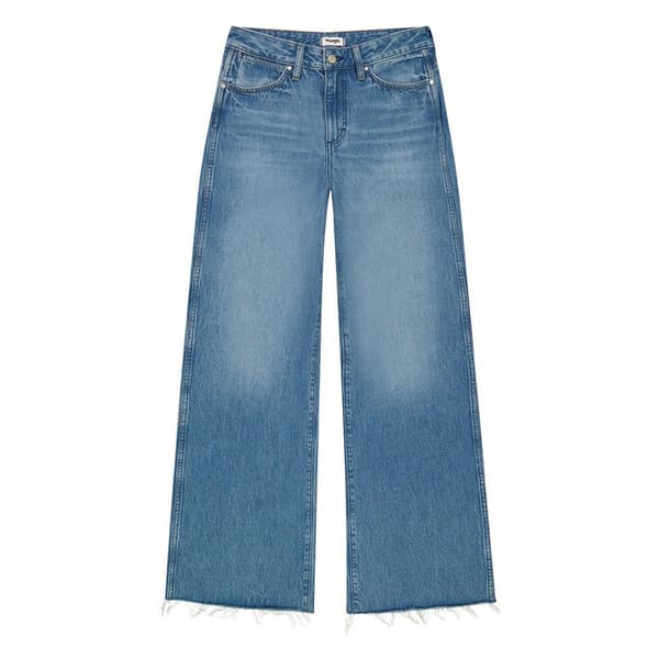 Wrangler Jeans 112352277 World Wide Leg Fit Blå 29 / 30 Kvinna
