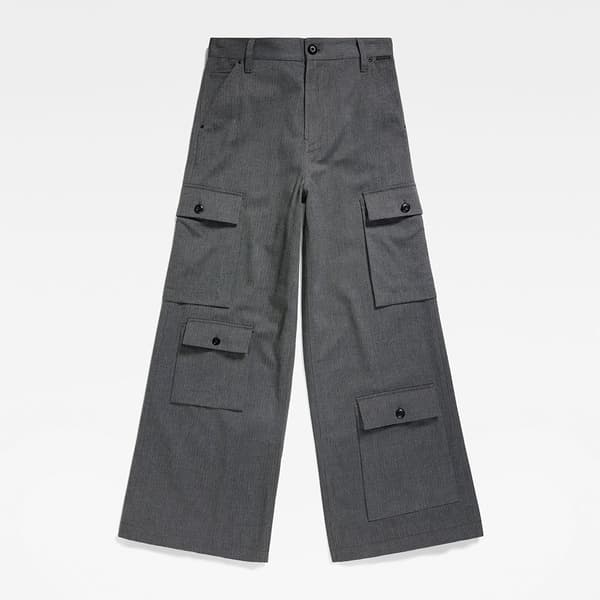 G-star Cargobyxor Mega Pant Grå 26 Kvinna