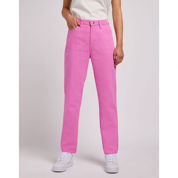 Lee Jeans Carol Straight Fit Rosa 30 / 31 Kvinna