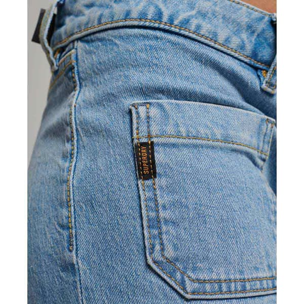 Superdry Jeans Vintage Low Rise Slim Flare Blå 32 / 32 Kvinna