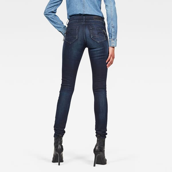 G-star Farkut Midge Cody Mid Waist Skinny Sininen 23 / 32 Nainen
