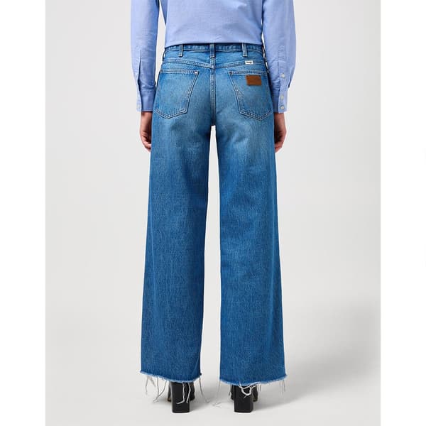 Wrangler Jeans 112352277 World Wide Leg Fit Blå 27 / 32 Kvinna