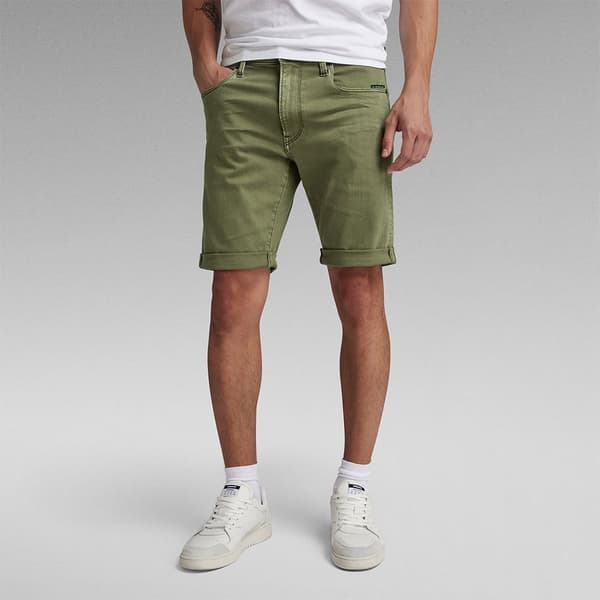 G-star Jeansshorts 3301 Slim Fit Grönt 33 Man