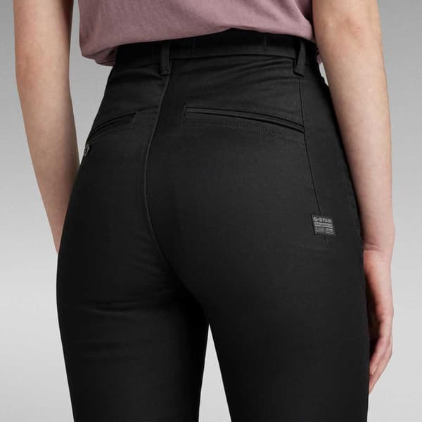G-star Chino Housut Weld High Skinny Musta 24 / 32 Nainen