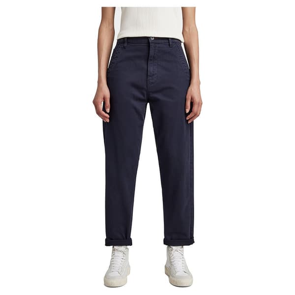 G-star Chino Byxor Boyfriend Tapered Blå 30 Kvinna