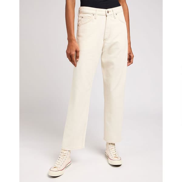 Lee Jeans Rider Classic Relaxed Fit Hvid 33 / 33 Kvinde
