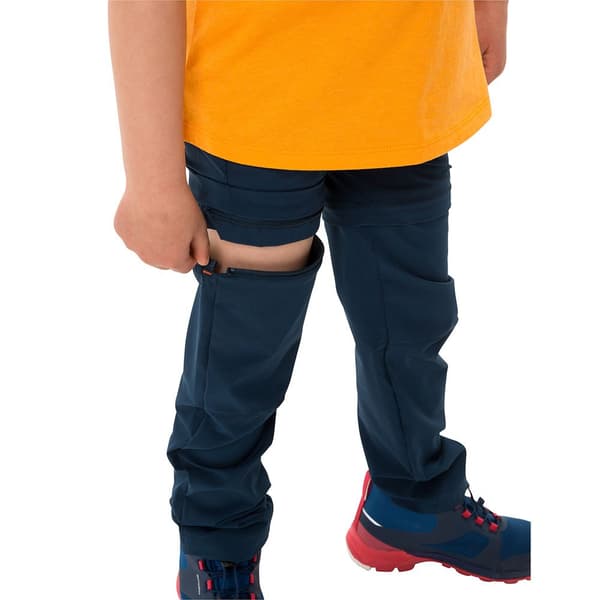 Vaude Bukser Zip Off Slim Fit Blå 122-128 cm Dreng