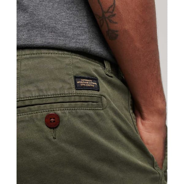 Superdry Chino Bukser Officers Slim Chino Trousers Grøn 29 / 32 Mand