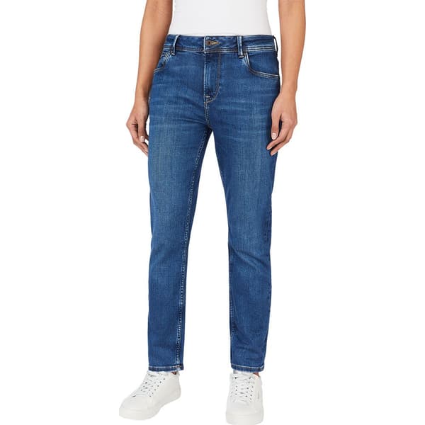 Pepe Jeans Jeans Pl204591 Tapered Fit Blå 30 / 28 Kvinna