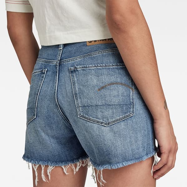 G-star Jeansshorts 3301 Rp Blå 28 Kvinna