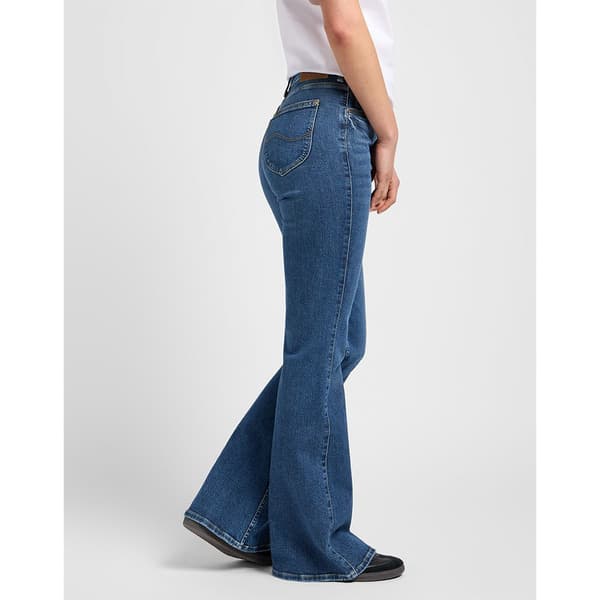 Lee Jeans Breese Flare Fit Blå 29 / 33 Kvinde