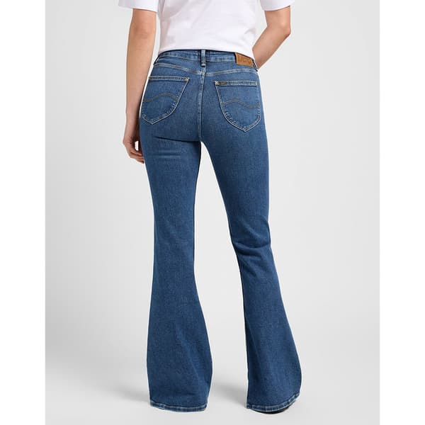 Lee Jeans Breese Flare Fit Blå 29 / 33 Kvinde